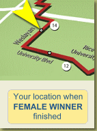 Find location of others on the course